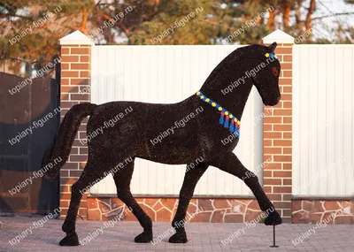 Маска лошади (коня) черная купить в Минске