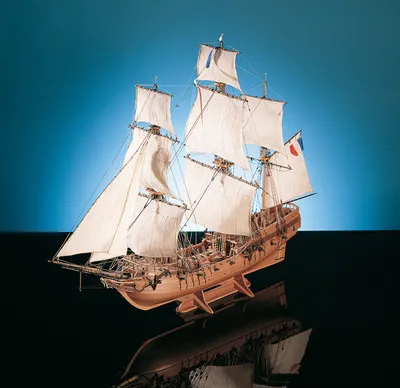 Пиратский приватир Tonnant, 840х570х265 мм, М.1:50, сборная модель  парусного корабля из дерева Corel (Италия) - купить с доставкой по выгодным  ценам в интернет-магазине OZON (208620637)