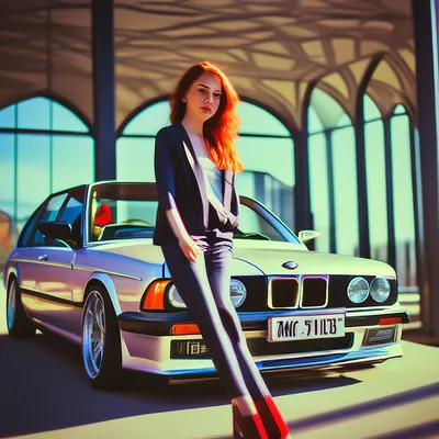 Девушки и автомобили BMW широкоформатные обои и HD обои для рабочего стола  - Страница 1
