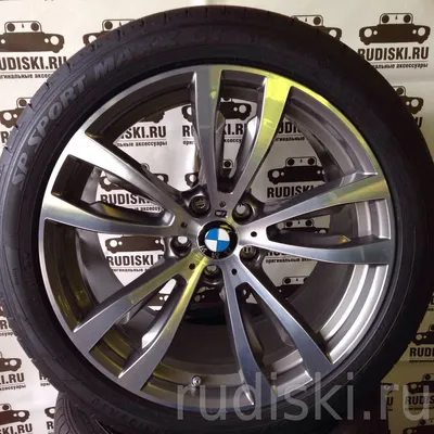 Покраска дисков для BMW X6 в 2 цвета