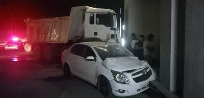 В Минске произошло ДТП – грузовик врезался в легковушку