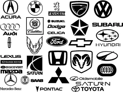 Раскраски логотипы Автомобилей