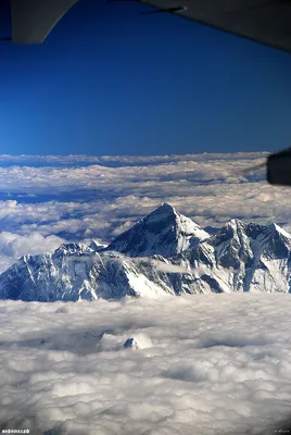 Фото эвереста с самолета 