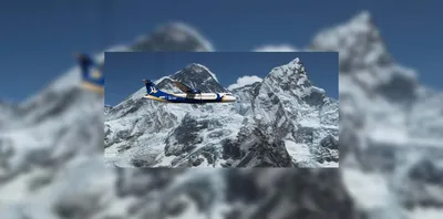 Эверест из самолета | Пикабу