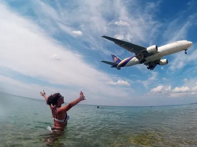 Самолет пьет из моря (24 фото) - красивые картинки и HD фото