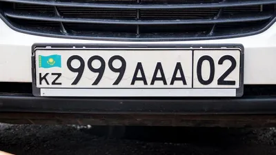 Сделали сувенирные номера Узбекистана на автомобиль (A593GA).