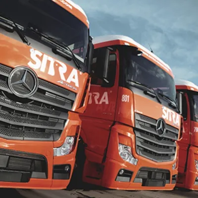 120 новых грузовиков Mercedes-Benz Actros | Sitra group