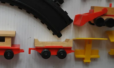 Технопарк Игрушка поезд игрушечный пластиковый модель тепловоз