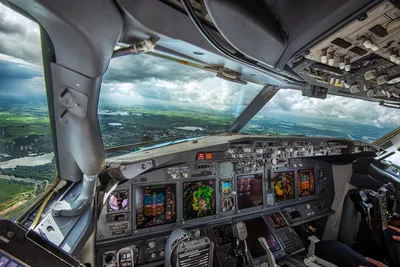 Вид из кабины пилота - подборка невероятных фотографий | Странный Блог |  Дзен
