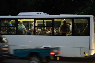 Вид из окна автобуса как пассажир…» — создано в Шедевруме