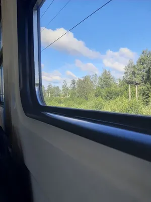 Фото из окна поезда 