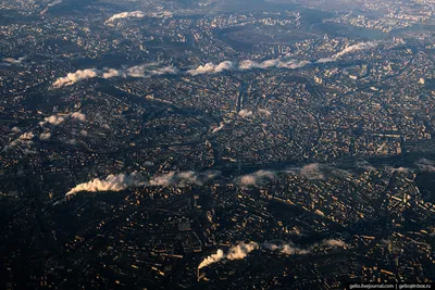 Виды из окна самолета - красивые фото