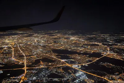 Взлет из ночной Москвы Boeing 737-800 Utair - YouTube
