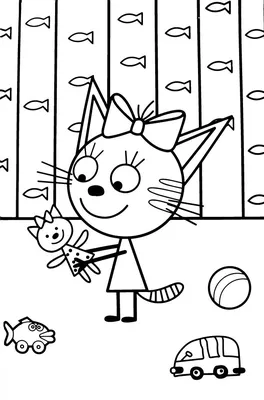 Детские именные книги Три кота - Майкоп
