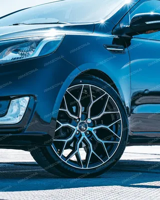 литые диски Sakura Wheels 9140 (в стиле VOSSEN CV3) в 16м размере (графит с  полировкой) на KIA RIO, Hyundai Solaris, Lada VESTA, Largus и др в городе  Салехард