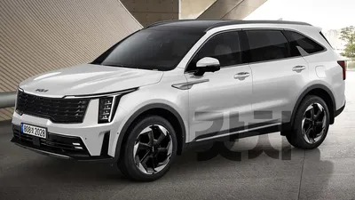 2024 Kia Sorento Facelift Rendered After The Recent Spy Video