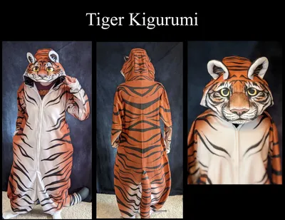 Купить пижаму кигуруми \"Тигр\" в аниме магазине \"Няпи\"