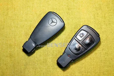 Корпус смарт ключа Mercedes для моделей с 2017г с кнопкой Start-Stop