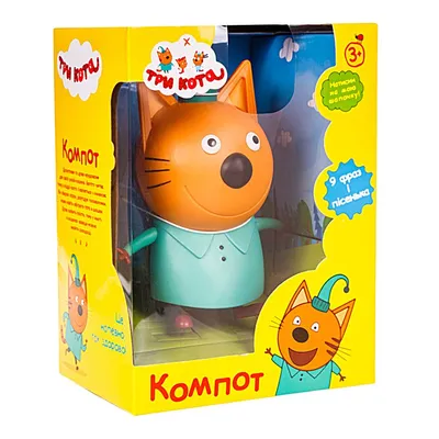 Игровой набор 1TOY \"Три кота\" Коржик, Карамелька и Компот/фигурки/три кота  игрушки 1Toy | Купить с доставкой в интернет-магазине kandi.ru