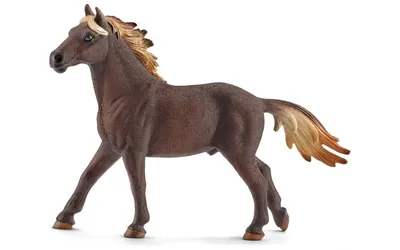 Лошадь Мустанг 2081 – фигурка-сувенир из янтаря и латуни, купить оптом