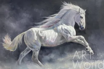 три белых коня, эх, три белых …» — создано в Шедевруме