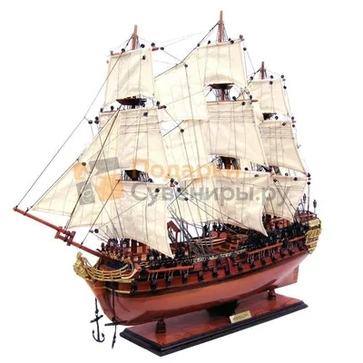 Поклонникам морской романтики — модели парусных кораблей