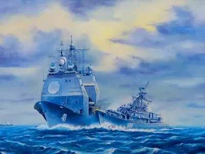 Столкновение кораблей ВМС США и СССР в Чёрном море (1988) — Википедия