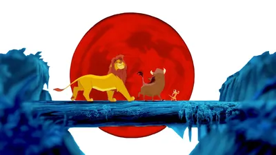 Русский художник изобразил героев ремейка «Короля льва» в стиле  оригинального мультфильма - 4PDA