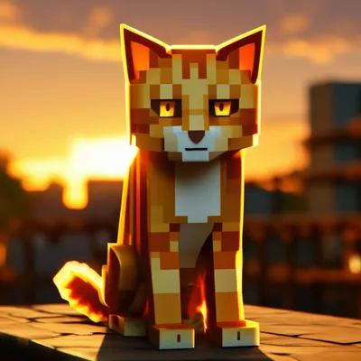 Кот в Майнкрафт - Minecraft