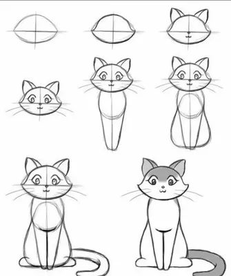 Как нарисовать скетч Кота с бабочкой | РИСУНКИ ЮЛЬКИ | Дзен