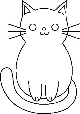 Просто кот. Рисунок карандашом | Пикабу