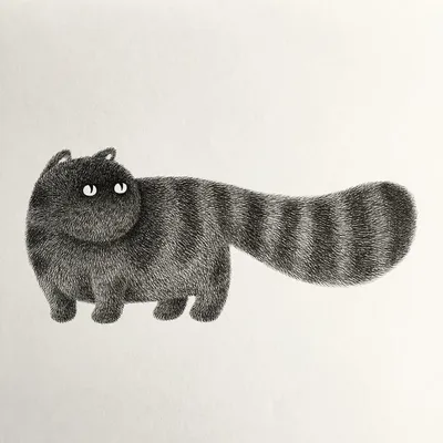 Фото Рисунок кота простым карандашом. Автор Алексей Паршуков, alex_darkart