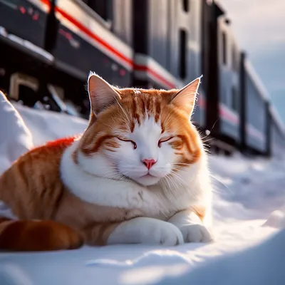 Реалистичность кот в пальто в метро…» — создано в Шедевруме