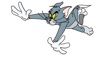 Как нарисовать кота Тома из мультфильма \"Том и Джерри\"