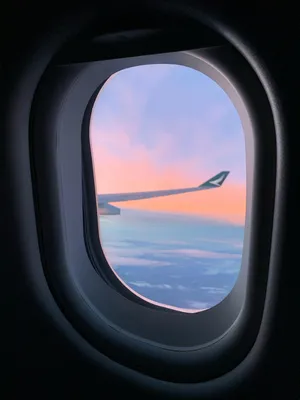 Вид из окна самолета на крыло и закрылки после приземления | Премиум Фото