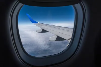 Виды из окна самолета - красивые фото