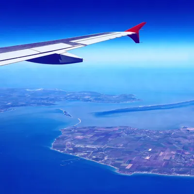 Вид на Крым из окна самолета — Фото №121998