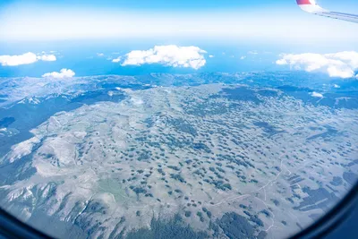 Высочайшие вершины Крыма и окрестности Симферополя, вид из самолёта перед  посадкой | Фотоотчёты о путешествиях | Дзен