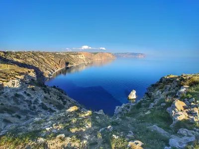 Крым из иллюминатора самолета