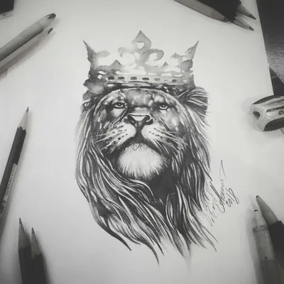 лев с короной на голове и красочным фоном с узором линий и фигур вокруг  него Иллюстрация штока - иллюстрации насчитывающей линии, анимизма:  264770711