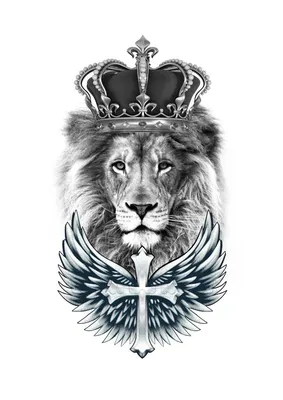 Торт «Лев с короной на голове»