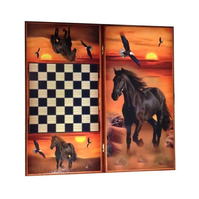 Обои Лошади на закате, картинки - Обои для рабочего стола Лошади на закате  фото из альбома: (животные)