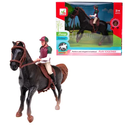 Юный наездник в голубом на лошади набор фигурок Papo 52008-51544 — купить в  фирменном магазине Papo