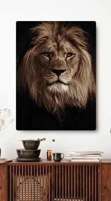 Онлайн пазл «Лев львица львенок»
