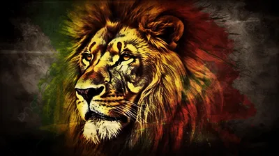 обои абстрактной живописи льва, король лев обои скачать бесплатно, лев  иудейский картинка, лев фон картинки и Фото для бесплатной загрузки
