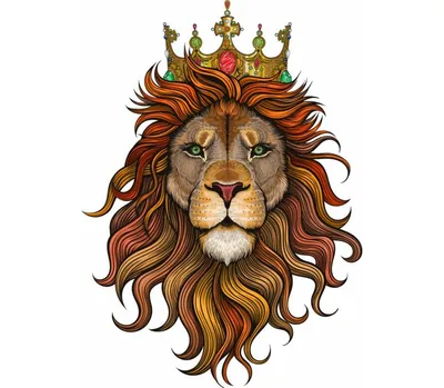 Tattoo • Подборка эскизов для тату: Лев с короной (49 фото)