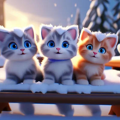 симпатичная семья маленьких пушистых котят в маскарадных цветах на светлом  фоне. создан Иллюстрация штока - иллюстрации насчитывающей котята, подобно:  276043792