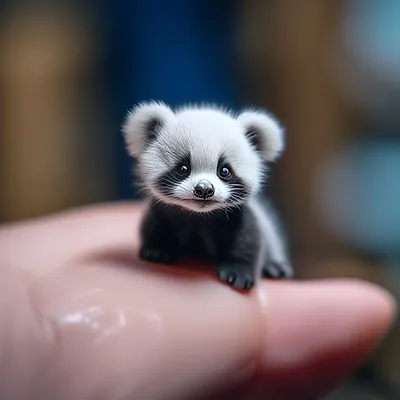 3d-изображение маленькой панды, …» — создано в Шедевруме