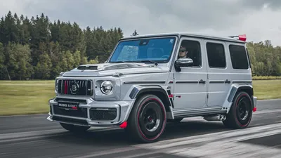 Mercedes-AMG G-Class V12 Brabus - сумашедшый кубик -