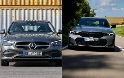Mercedes EQE vs BMW i4 twin test (2022) review | CAR Magazine